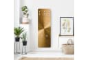 Bilderdepot24 Garderobenpaneel Goldener Kreis Gebürstet Wandgarderobe Bild 3