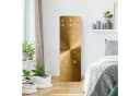 Bilderdepot24 Garderobenpaneel Goldener Kreis Gebürstet Wandgarderobe Bild 4