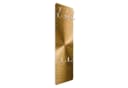 Bilderdepot24 Garderobenpaneel Goldener Kreis Gebürstet Wandgarderobe Bild 5