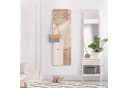 Bilderdepot24 Garderobenpaneel Beige Aquarell Kunst Geometrische Formen Bild 3