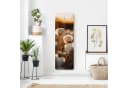 Bilderdepot24 Garderobenpaneel Beige Weiß Mohnblüten Design Bild 3