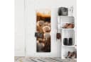 Bilderdepot24 Garderobenpaneel Beige Weiß Mohnblüten Design Bild 4