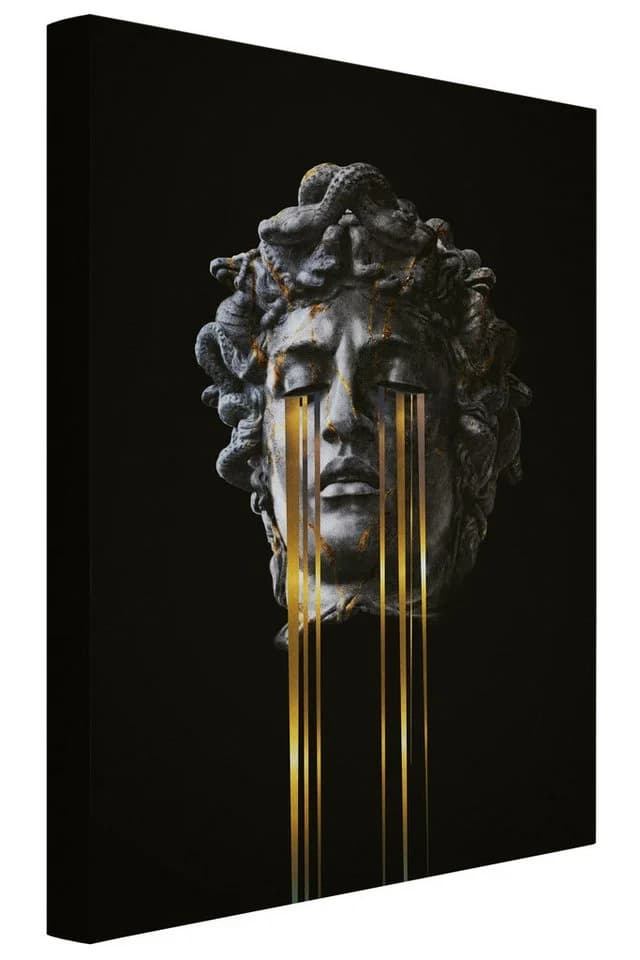 Bilderdepot24 Leinwandbild Akustikbild Abstrakt Modern Medusa - Bild 2