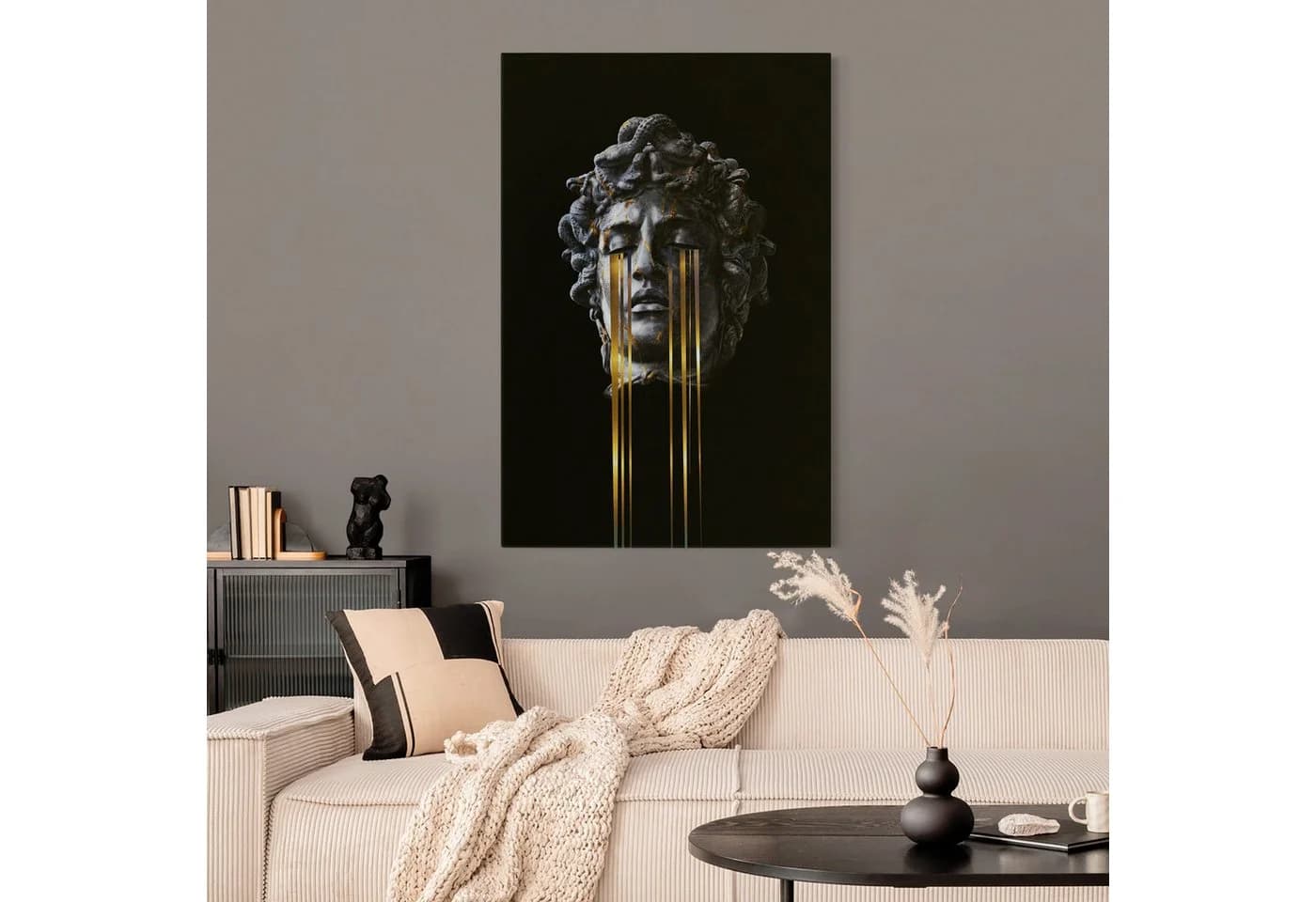 Bilderdepot24 Leinwandbild Akustikbild Abstrakt Modern Medusa - Bild 4