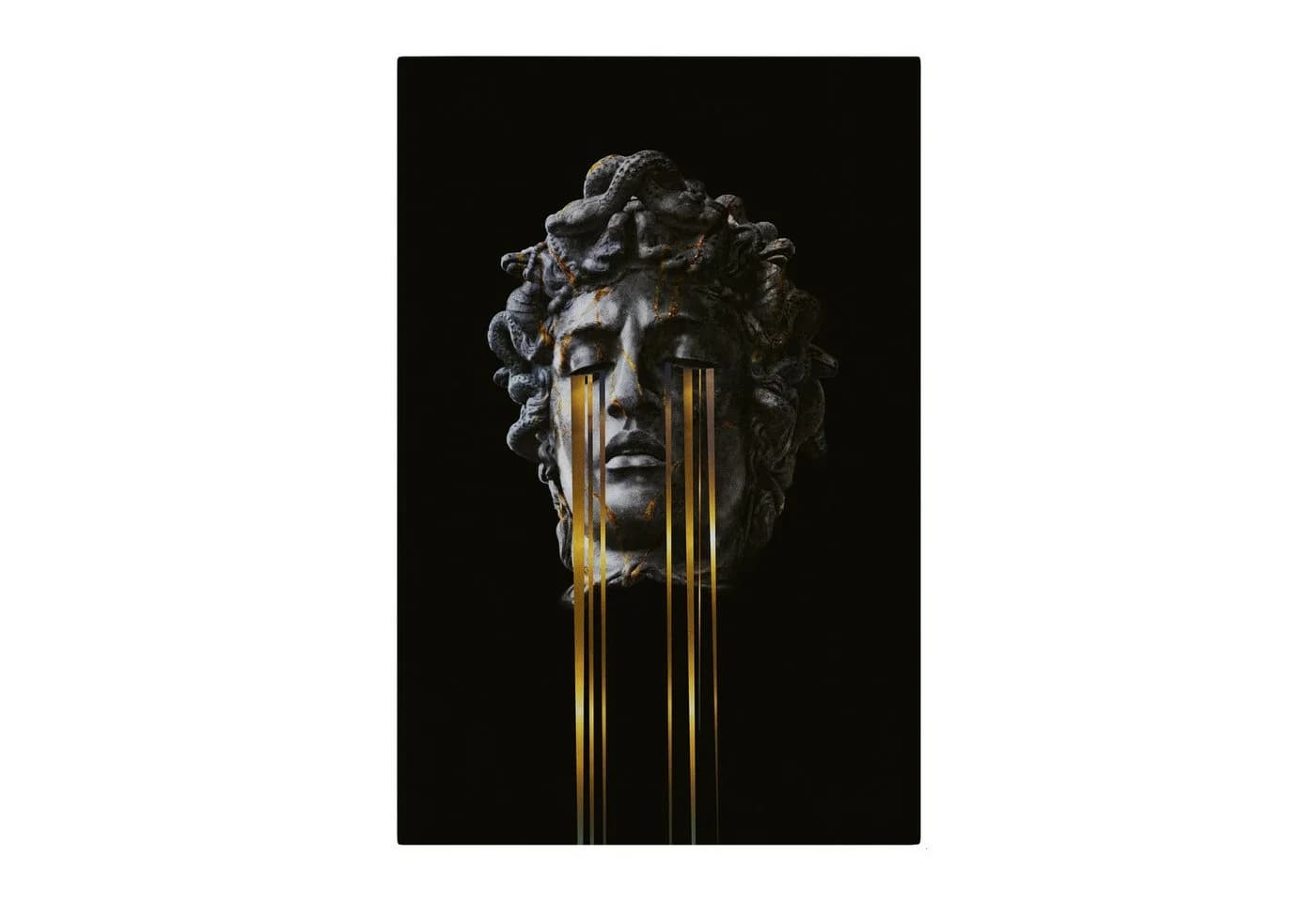 Bilderdepot24 Leinwandbild Akustikbild Abstrakt Modern Medusa - Bild 5