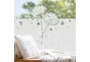 Bilderdepot24 Fensterfolie Motiv Blüten Bordüre Blume blickdicht Bild 2