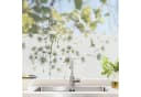 Bilderdepot24 Fensterfolie Statisch Haftend Motiv Pusteblumen Vögel Bordüre Bild 1