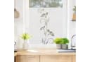 Bilderdepot24 Fensterfolie Blümchen II Weiß Statisch Haftend Bild 5