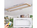 hofstein Panel Deckenleuchte Smart Home CCT einstellbar Weiß/Natur Bild 4