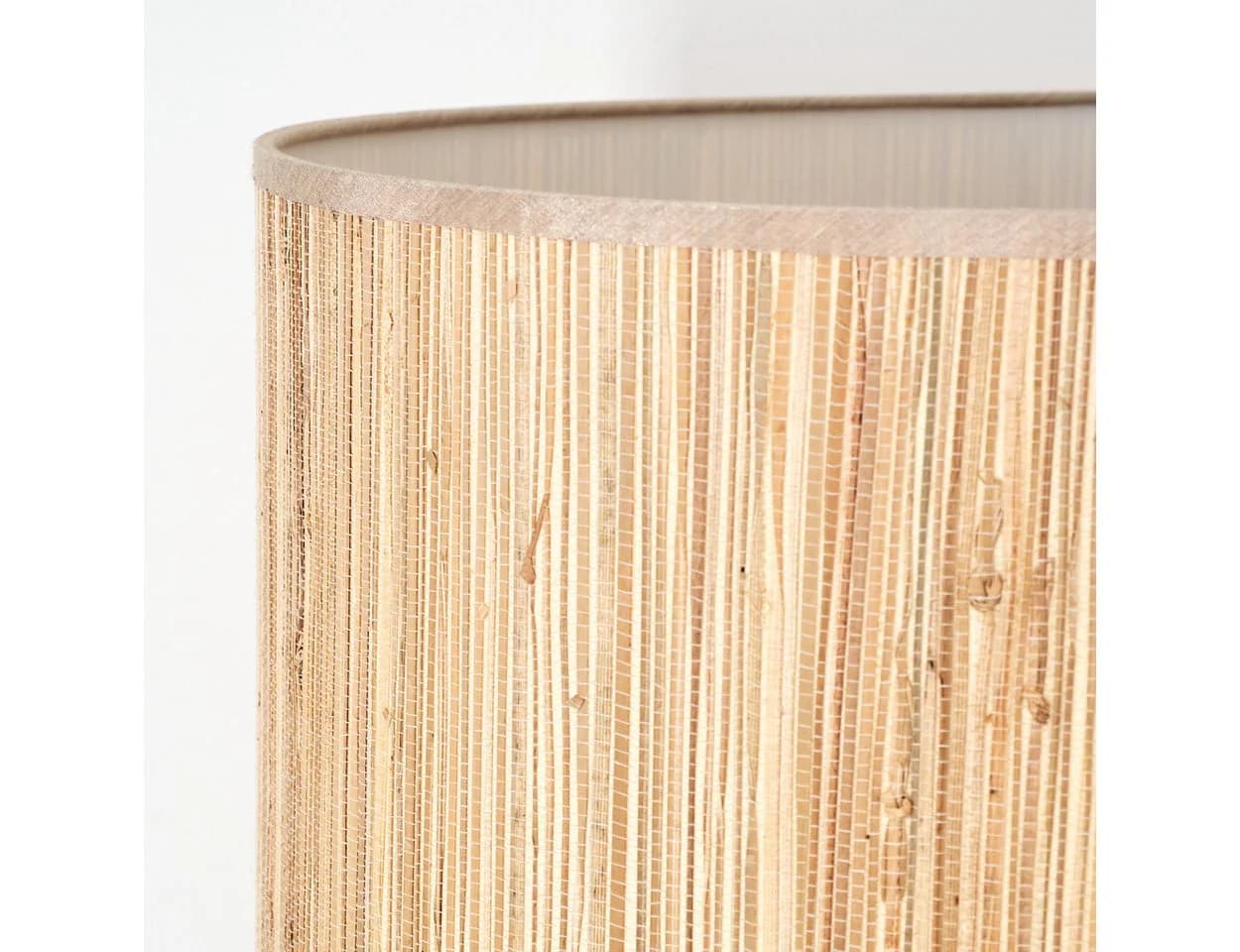 hofstein Stehlampe Boho-Design Schwarz/Beige E27 - Bild 3