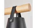 hofstein Hängeleuchte Hängelampe Boho/Retro 3x E27 Schwarz/Natur/Weiß Bild 5