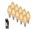hofstein LED-Leuchtmittel 10er Set Kerze E14 Warmweiß Dimmbar 4W Bild 2