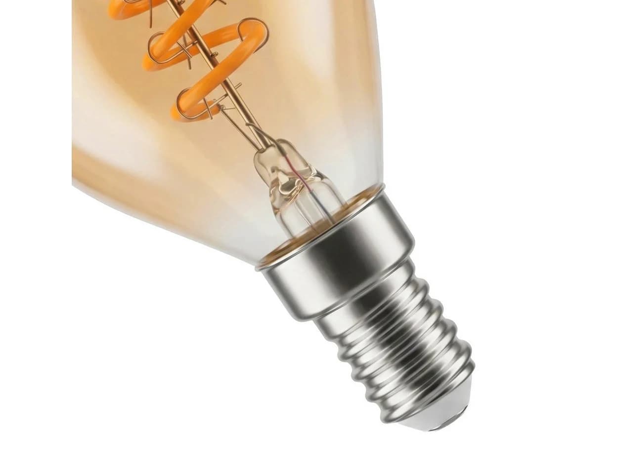 hofstein LED-Leuchtmittel 6er Set Kerze E14 Warmweiß Dimmbar Filament - Bild 4