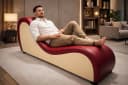 Xlmoebel Chaiselongue Luxus Tantrasofa Bordeaux Kunstleder Bild 3