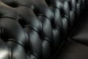 JVmoebel 3-Sitzer Chesterfield Sofa Schwarz Kunstleder Bild 1