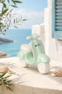 TIZIANO - DESIGN & EMOTIONS Dekofigur Vespa Vespina 13cm Mintgrün Bild 1