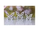 TIZIANO Schmetterling Lia - Keramik Tierfigur Creme-Weiß Bild 1