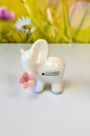 TIZIANO - DESIGN & EMOTIONS Dekofigur Elefant Leon mit Blüten Bild 2