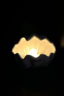 TIZIANO - DESIGN & EMOTIONS Dekofigur Muschel Salino LED blau/beige Bild 4