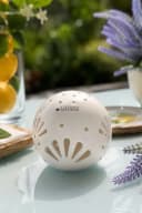 TIZIANO LED Dekofigur Lichtkugel Volano Creme-Weiß Bild 4