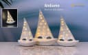 TIZIANO - DESIGN & EMOTIONS LED Deko Boot Andiamo Cremeweiß Maritim Bild 1