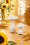 TIZIANO Design Dekofigur Pilz Ponti Creme-Weiß Keramik Bild 3