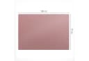 Tulup Bodenschutzmatte Rosa Vinyl Bild 4