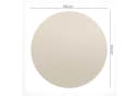 Tulup Bodenschutzmatte Bürostuhlunterlage Beige Vinyl Bild 4