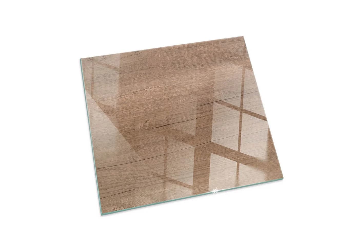 Tulup Kaminbodenplatte Braun Gehärtetes Glas - Bild 2