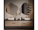 Tulup Wandspiegel Asymmetrisch Unregelmäßig Floatglas Modern Bild 5