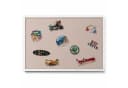Tulup Magnettafel mit weißem Rahmen, Magnetisches Memoboard Bild 2