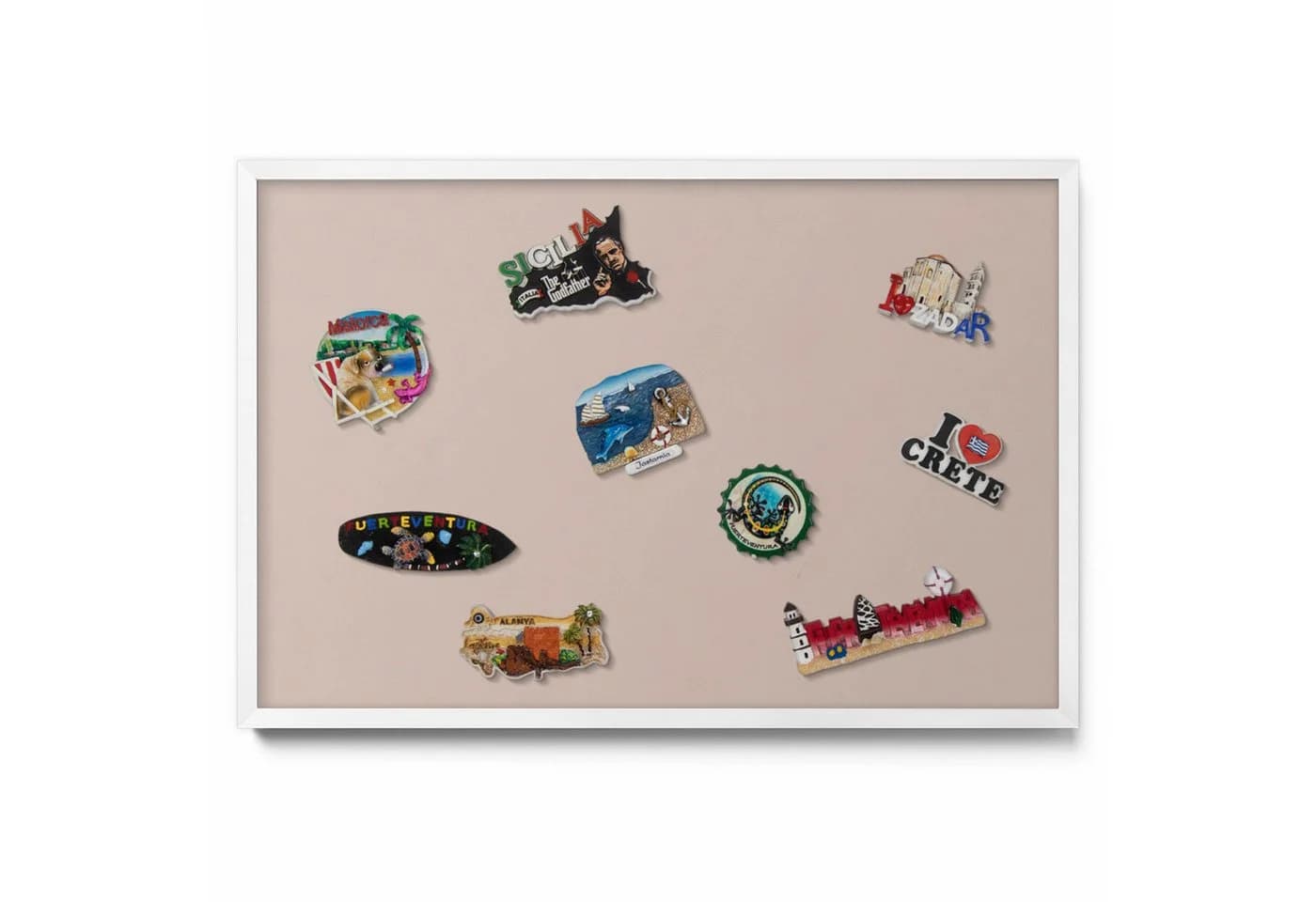 Tulup Magnettafel mit weißem Rahmen, Magnetisches Memoboard - Bild 2