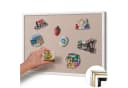 Tulup Magnettafel mit weißem Rahmen, Magnetisches Memoboard Bild 3