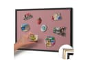 Tulup Magnettafel mit schwarzem Rahmen, Magnetisches Memoboard Bild 3