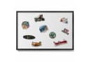 Tulup Magnettafel Schwarz Magnetisches Memoboard Bild 2