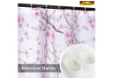 ANRO Duschvorhang FASTY Sakura Anti-Schimmel Polyester Rosa Bild 1