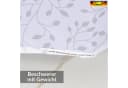 ANRO Duschvorhang FASTY Grau Blätter Anti-Schimmel Polyester Bild 4