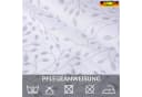 ANRO Duschvorhang FASTY Grau Blätter Anti-Schimmel Polyester Bild 5
