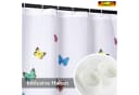 ANRO Duschvorhang Breite 120 cm Buntes Schmetterlinge-Motiv Bild 1