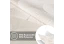 ANRO Tischdecke abwaschbar Baumwolle Polyester wasserabweisend Geometrie Beige Bild 1