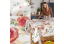 ANRO Wachstuch Tischdecke Mohnblumen Rot abwasbar Bild 5