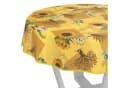 ANRO Tischdecke Sonnenblume Abwaschbar Wachstuch Gelb Bild 2