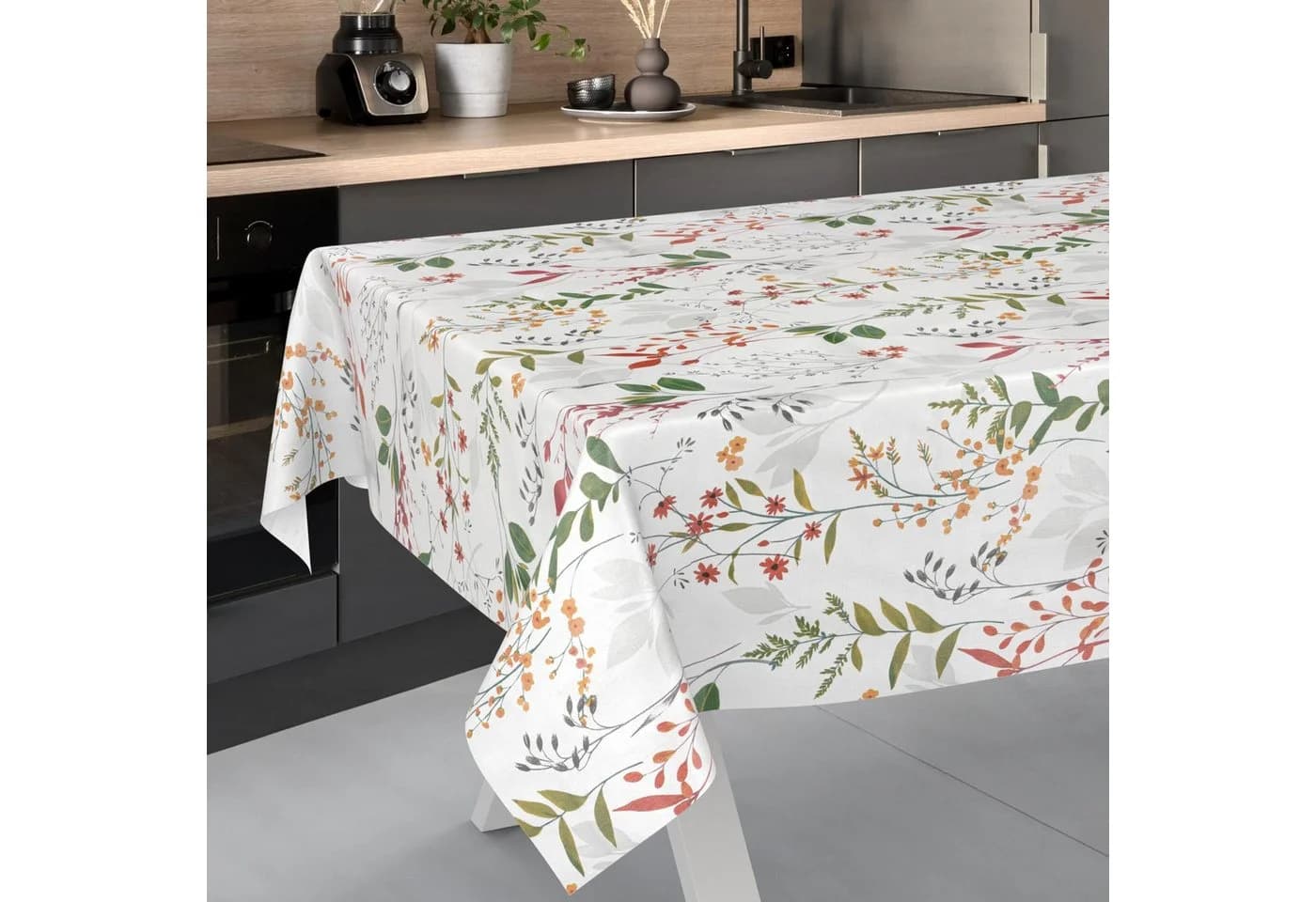 ANRO Tischdecke Natur abwaschbar Wachstuch 90x130cm