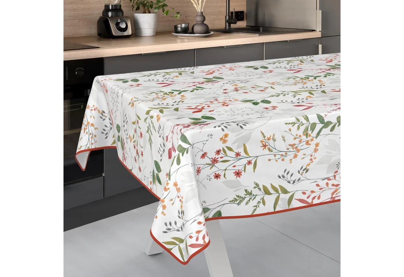 ANRO Tischdecke Natur abwaschbar Wachstuch 90x130cm
