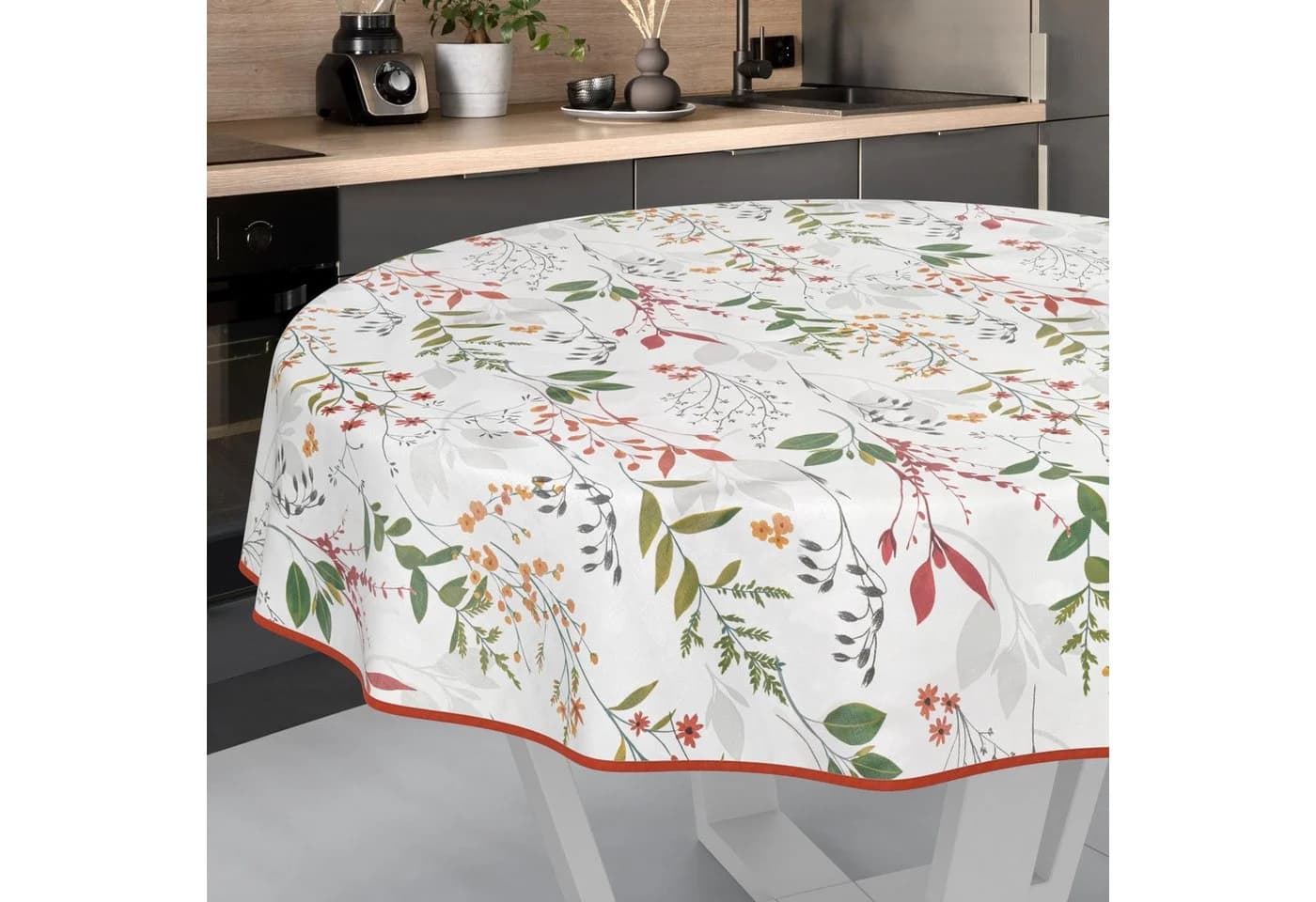 ANRO Tischdecke Natur abwaschbar Wachstuch 100cm