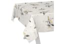 ANRO Wachstuch Tischdecke Grau Silberblatt 140cm Bild 2
