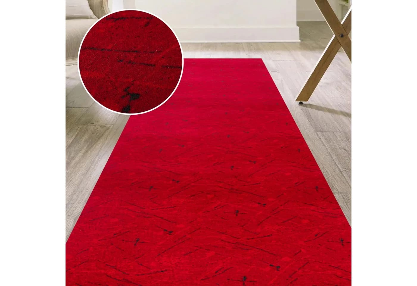 ANRO Küchenläufer RAHMA Industrie Rot, 100cm, Rutschfest - Bild 3
