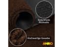 ANRO Läufer BOB 8mm Sauberlaufmatte Braun Rutschfest Bild 1