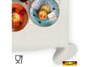 ANRO Tischdecke abwaschbar Barcelona Stoff Blätter Beige Boho Bild 5