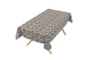 ANRO Tischdecke Barcelona Schwarz Abwaschbar 90x130cm Bild 2